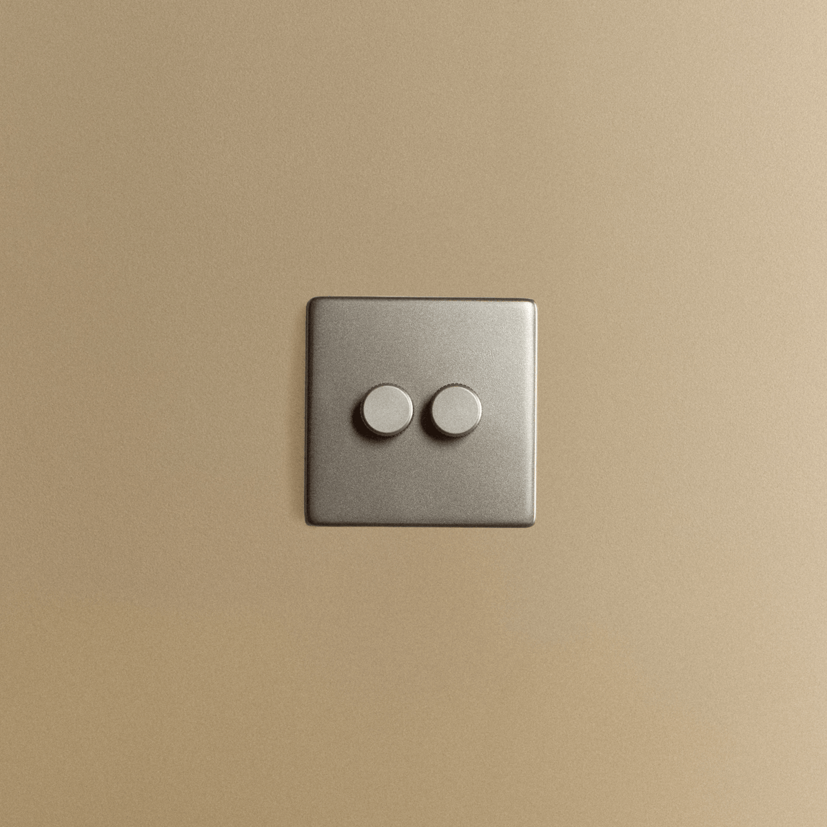 Tala Double Rotary Wall Dimmer in Graphite