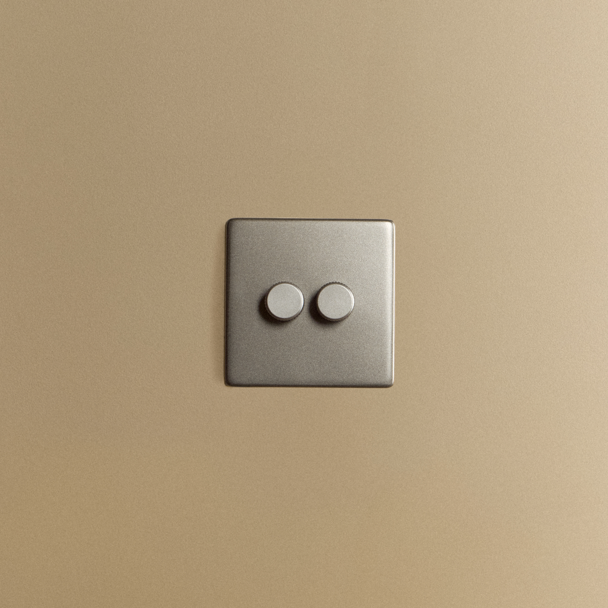 Tala Double Rotary Wall Dimmer in Graphite