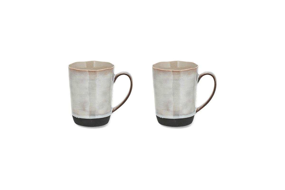 Nkuku - Edo Large Mug - Slate (Set of 2)