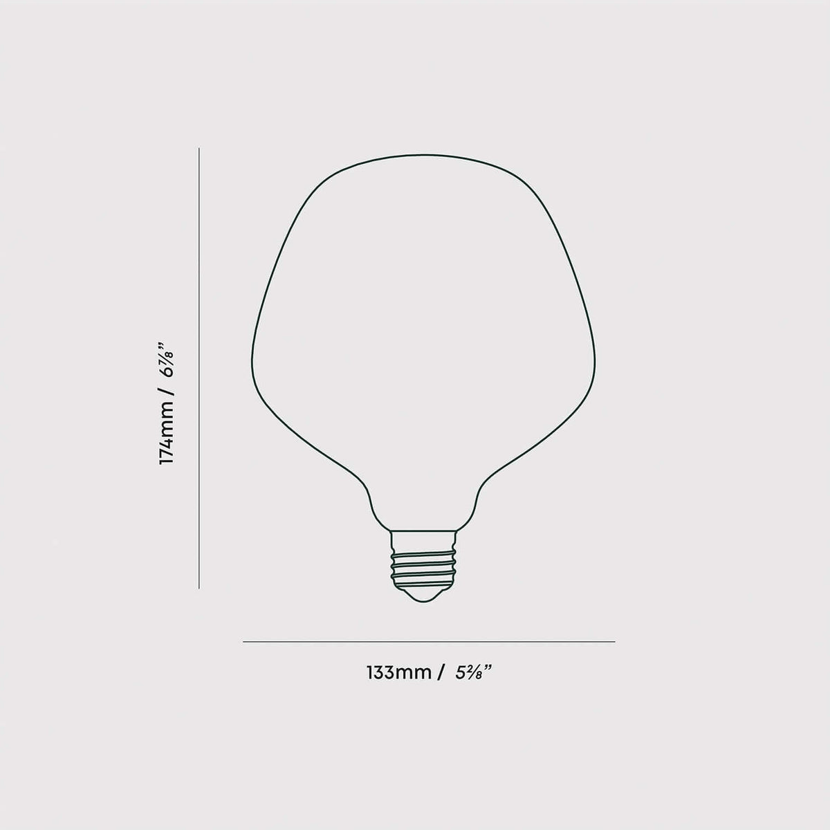Tala Enno Plug-In Pendant in Graphite