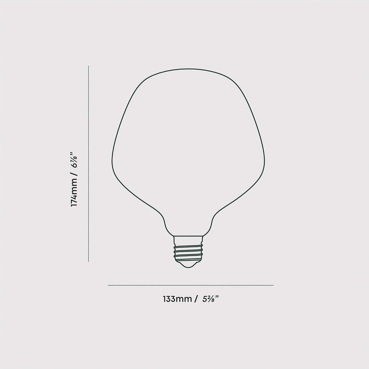 Tala Enno Plug-In Pendant in Graphite