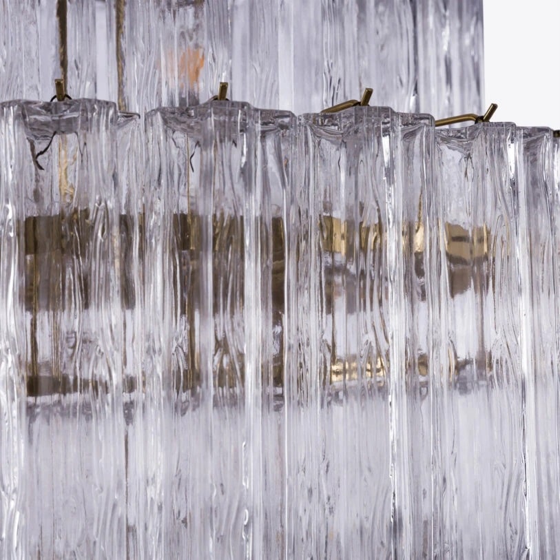 Pure White Lines Freccia Treviso Chandelier