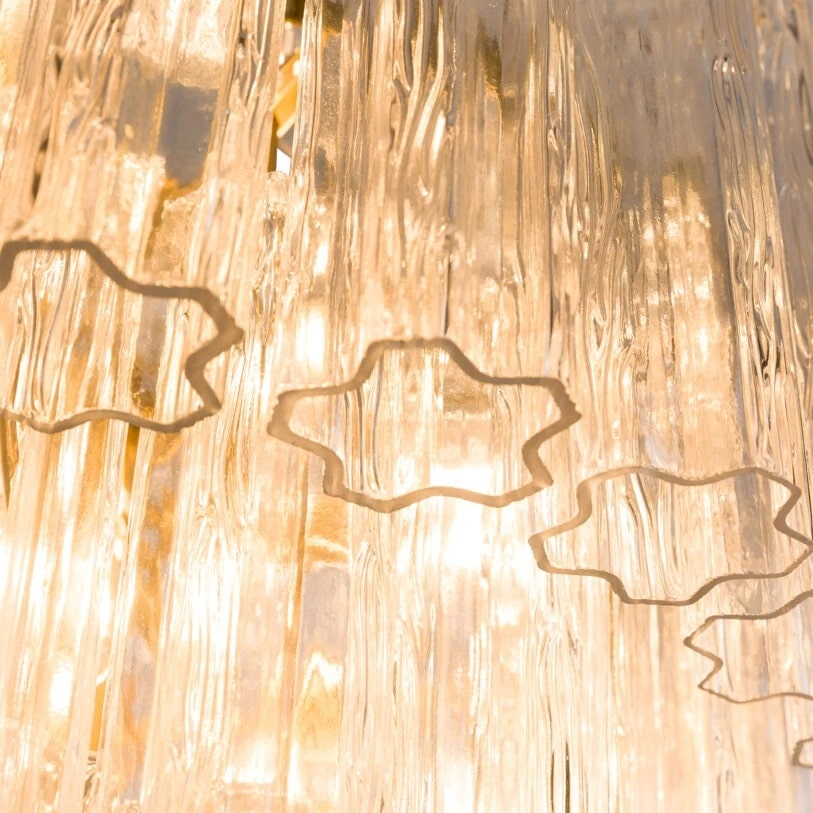 Pure White Lines Freccia Treviso Chandelier