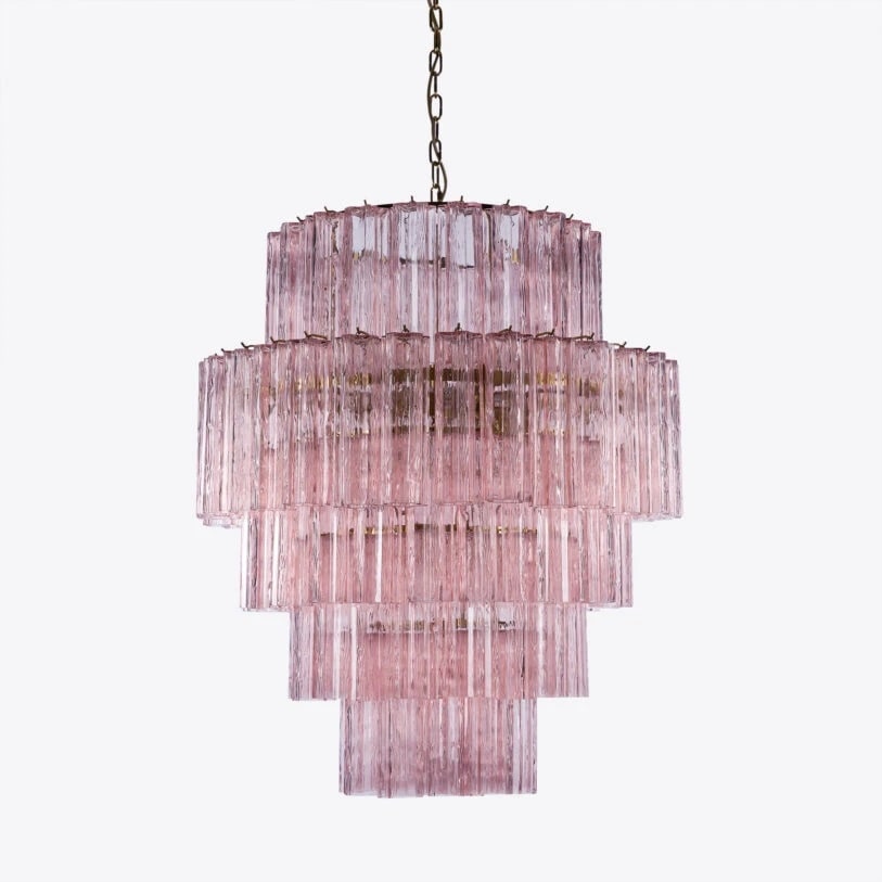 Pure White Lines Freccia Treviso Chandelier