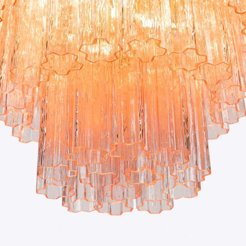 Pure White Lines Freccia Treviso Chandelier
