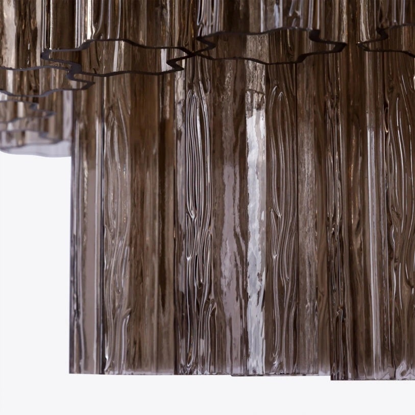 Pure White Lines Freccia Treviso Chandelier