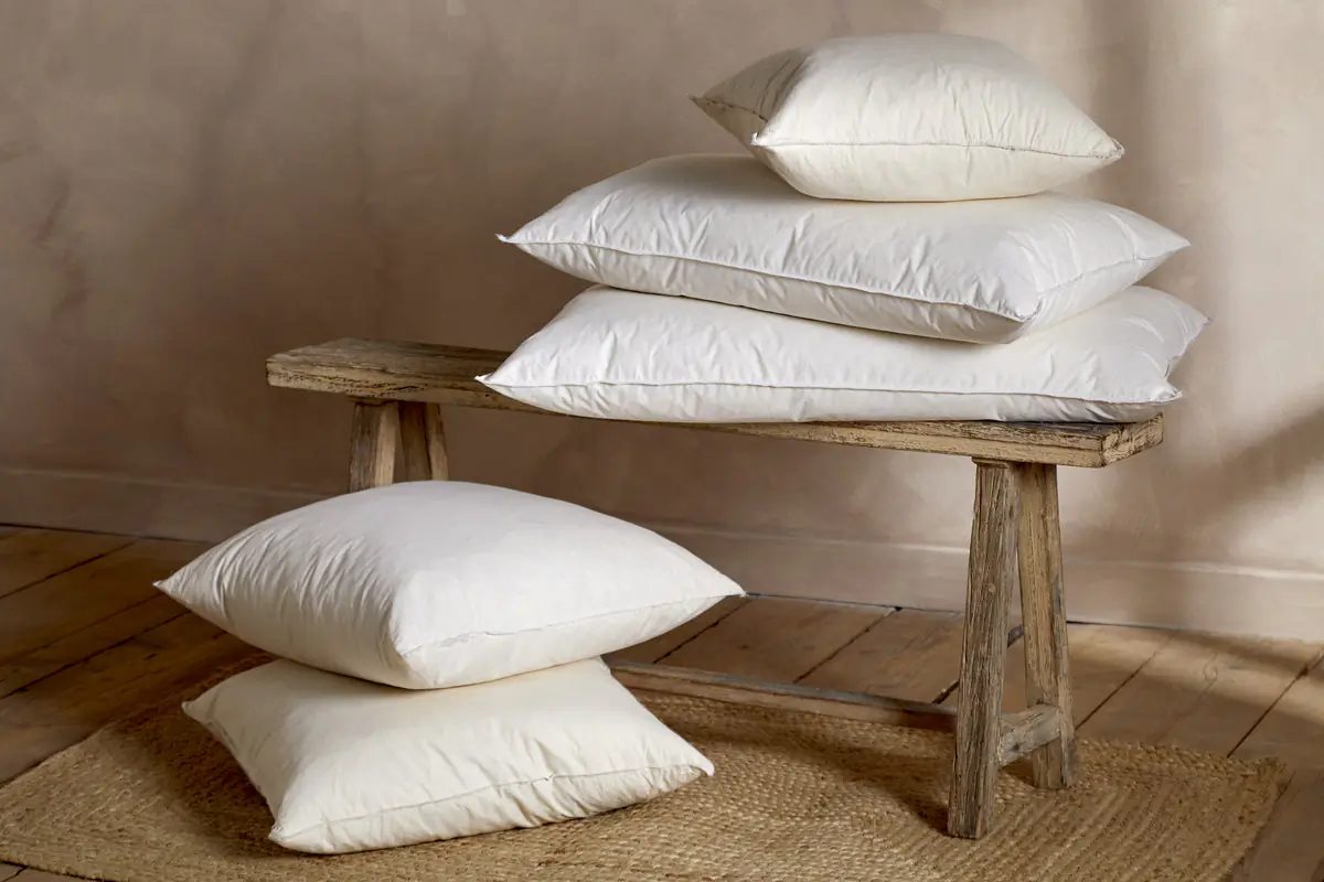 Nkuku - Feather Cushion Inner - Cream - 70 x 70cm