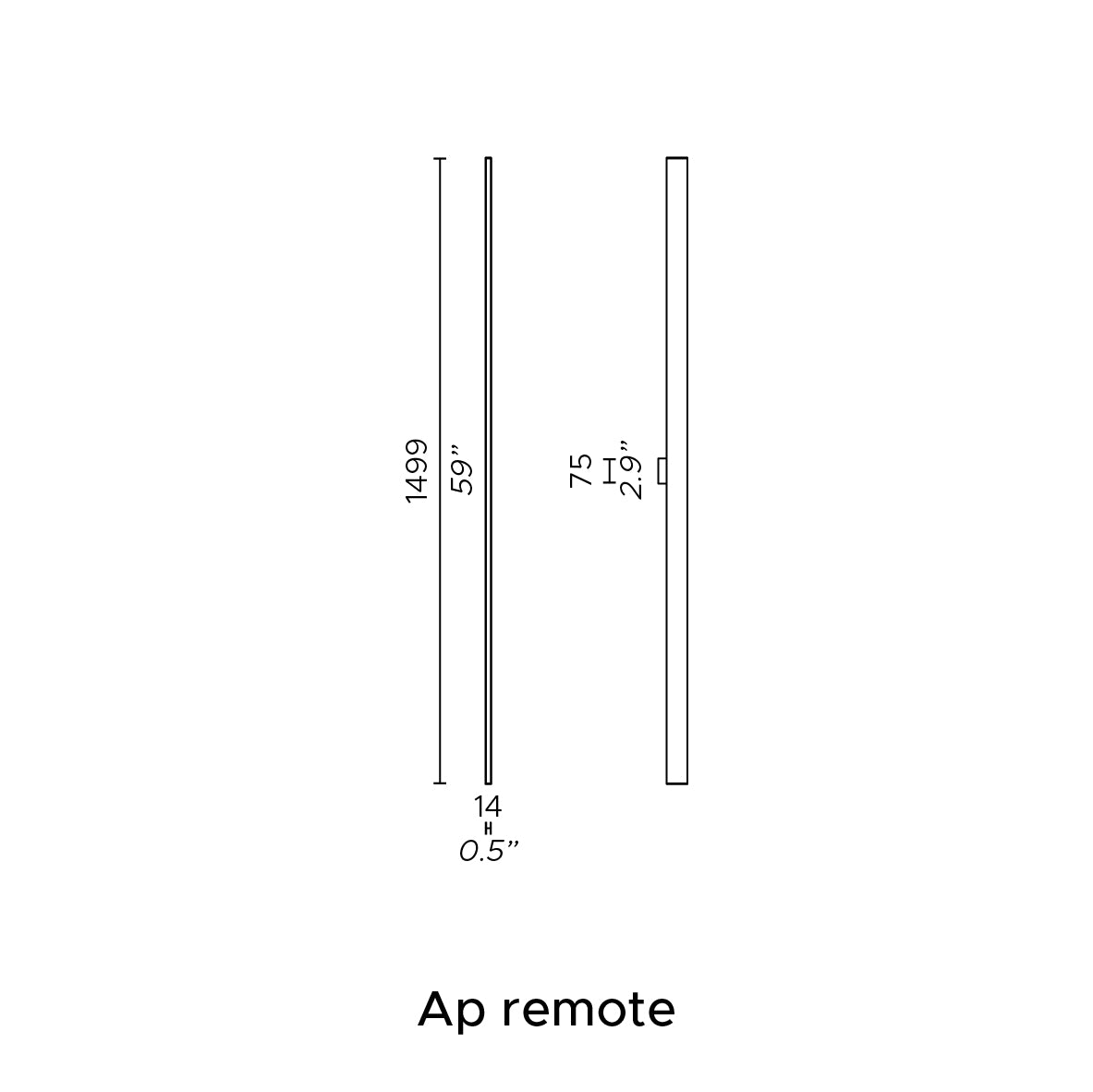 Contardi Lighting Fly Remote Lamp - Brushed Bronze-Nickel