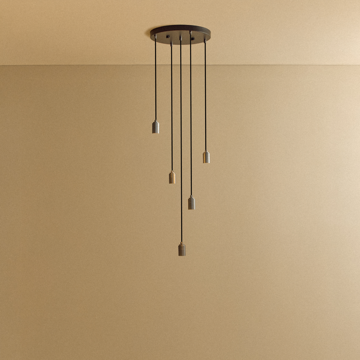 Tala Five Pendant in Graphite