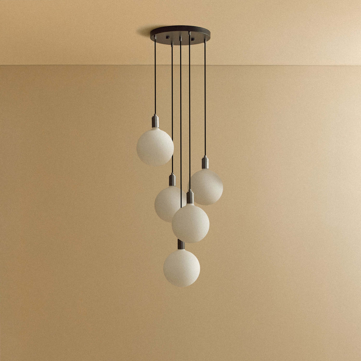 Tala Five Pendant in Graphite + Sphere V