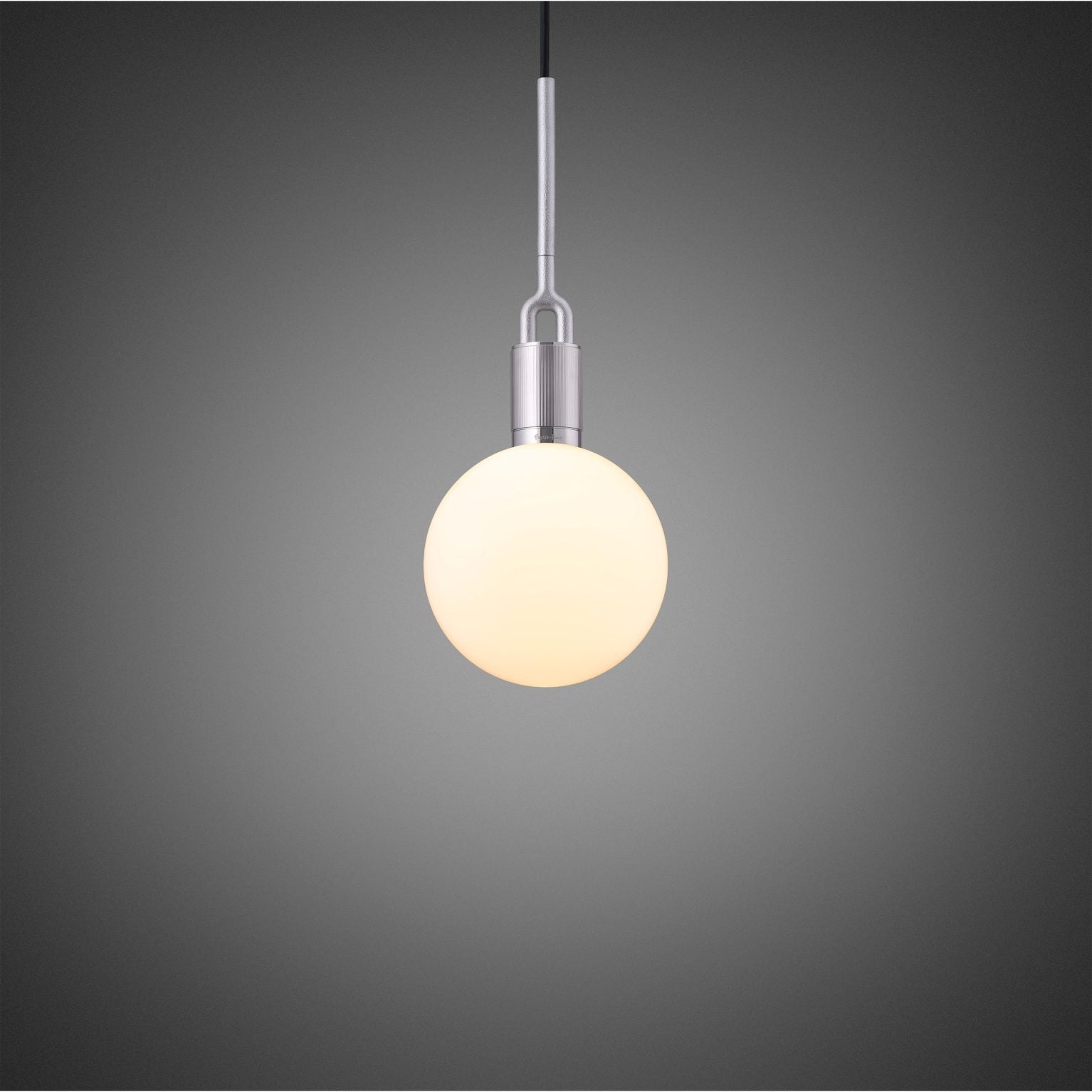 Buster & Punch Forked Pendant - Globe - Opal - Medium - Steel