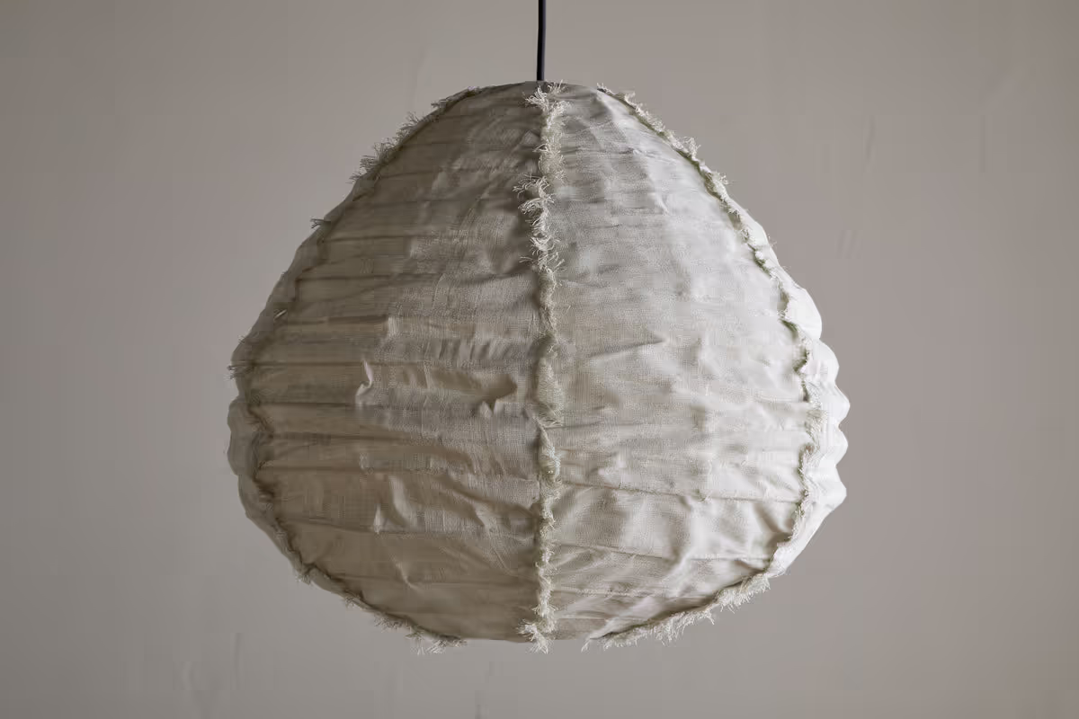 Nkuku - Hirana Linen Lampshade - Natural - Small