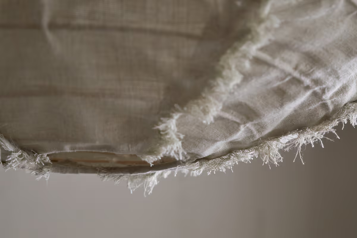 Nkuku - Hirana Linen Lampshade - Natural - Small