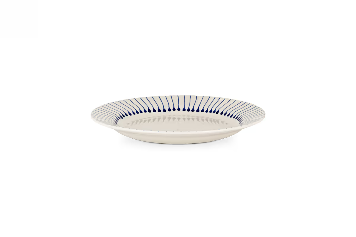 Nkuku - Iba Dinnerware Set - Indigo - (Set of 12)
