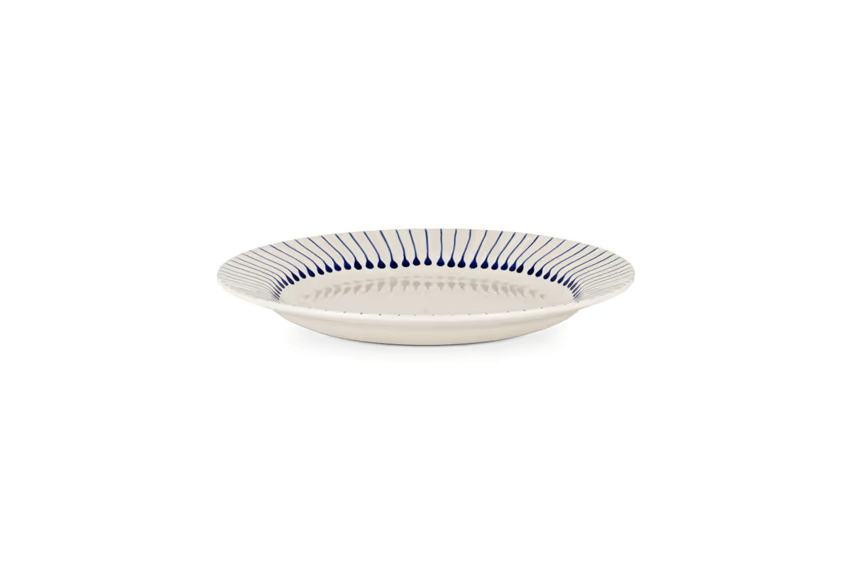 Nkuku - Iba Dinnerware Set - Indigo - (Set of 12)