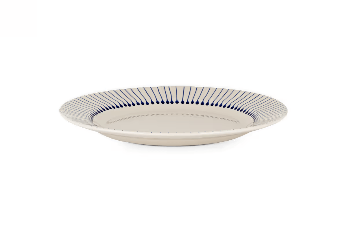 Nkuku - Iba Dinnerware Set - Indigo - (Set of 12)
