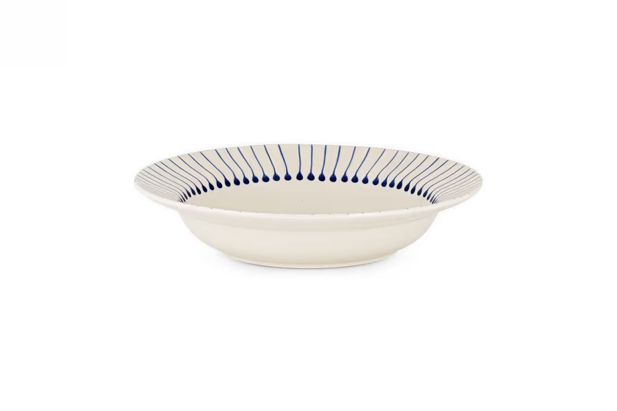 Nkuku - Iba Pasta Bowl - Indigo