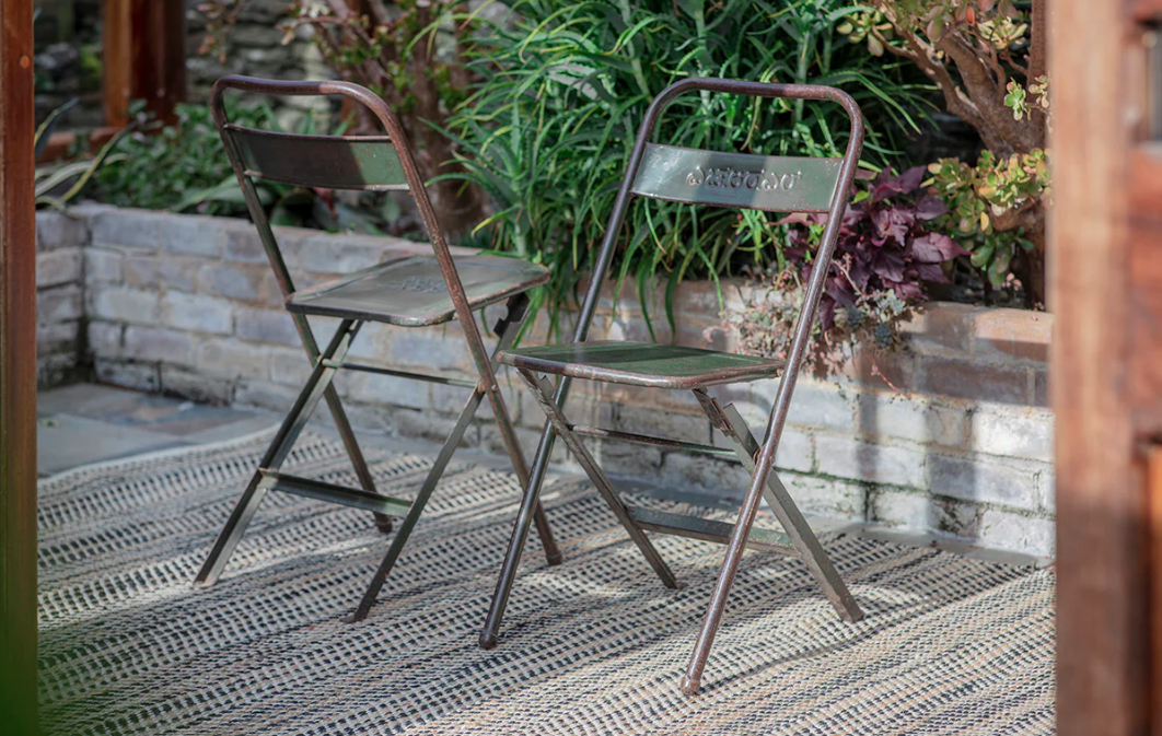 Nkuku Ishan Reclaimed Folding Chair