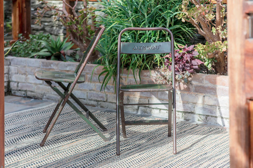 Nkuku Ishan Reclaimed Folding Chair