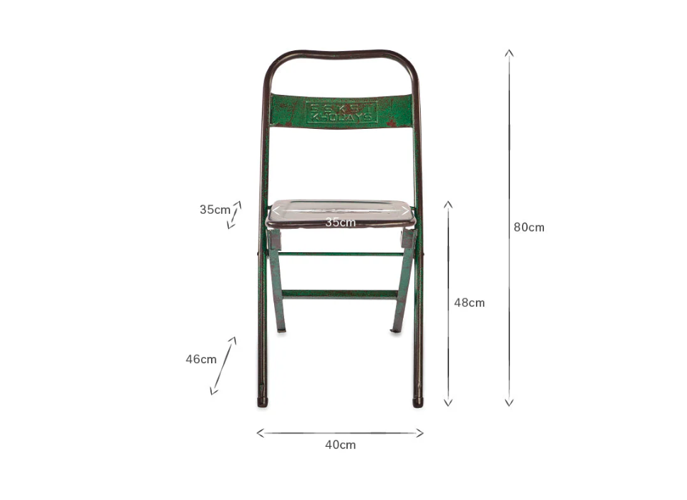 Nkuku Ishan Reclaimed Folding Chair
