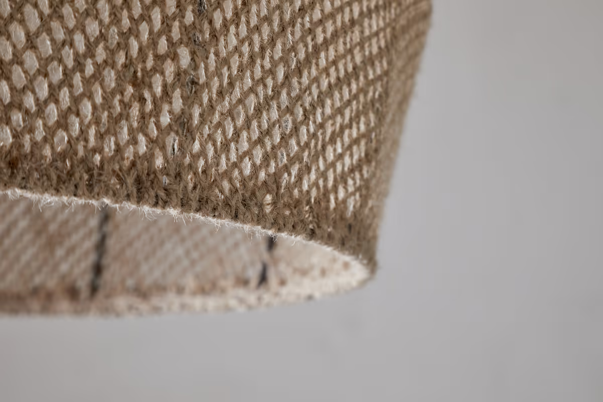 Nkuku - Jahari Woven Jute Pendant Light - Natural