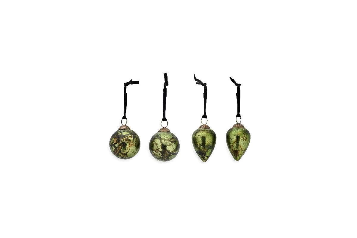 Nkuku - Jalshara Baubles - Moss (Set of 4)