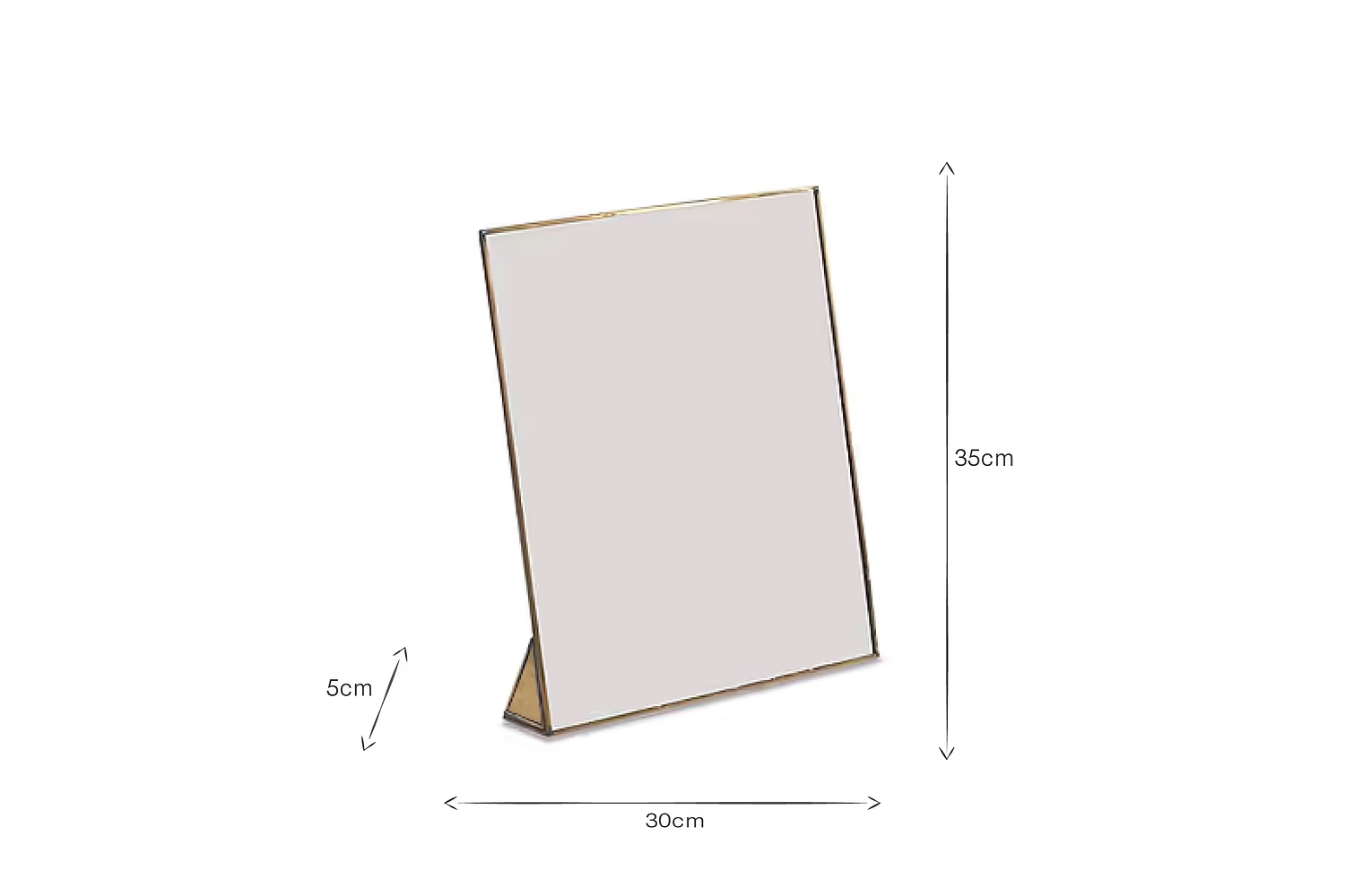 Nkuku - Kiko Standing Mirror - Antique Brass