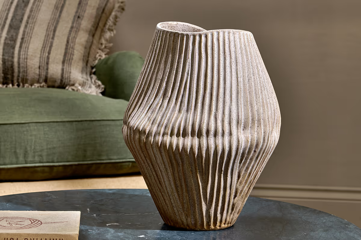 Nkuku - Kalai Ceramic Organic Shape Vase - Large