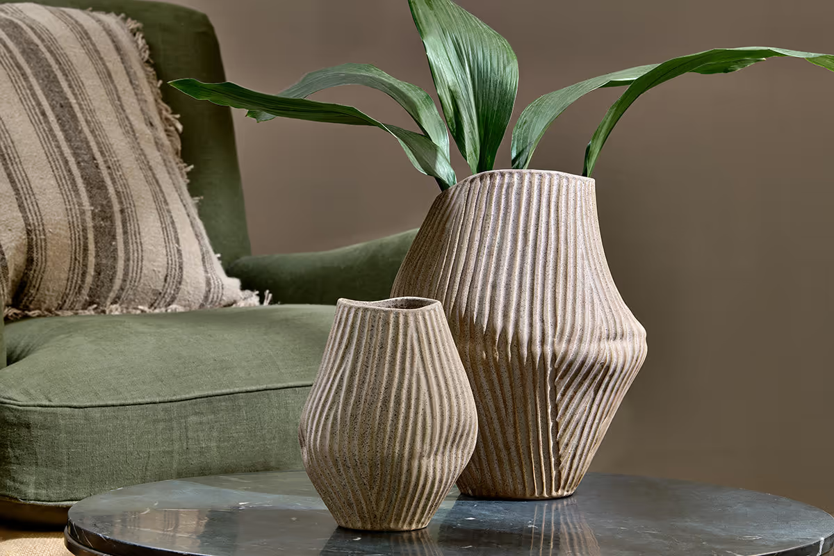 Nkuku - Kalai Ceramic Organic Shape Vase - Large