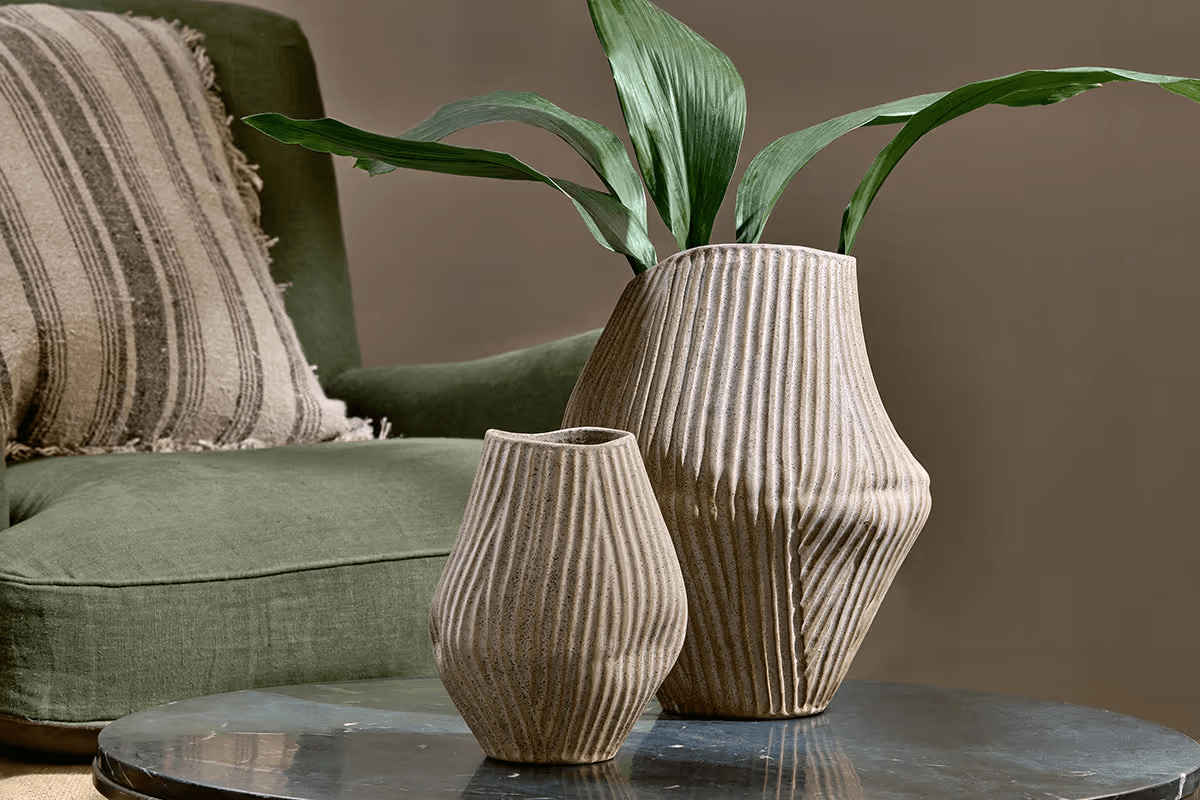 Nkuku - Kalai Ceramic Organic Shape Vase - Large