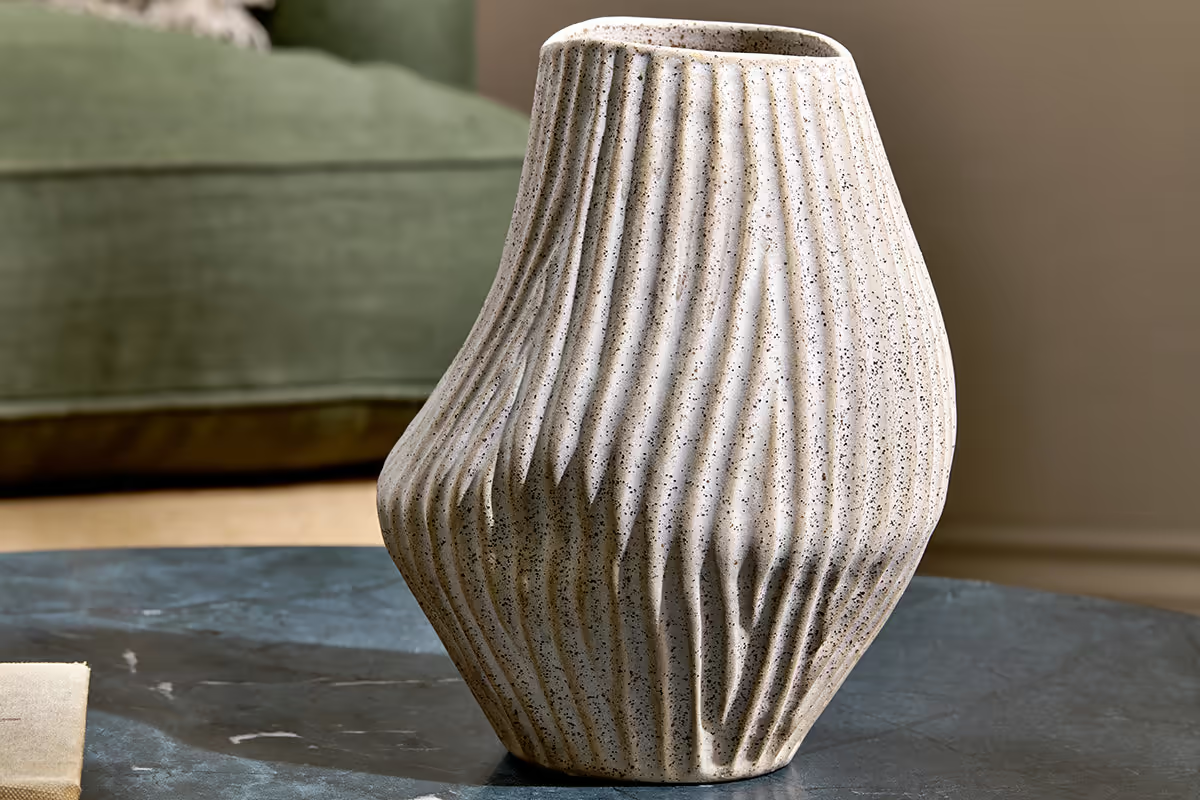 Nkuku - Kalai Ceramic Organic Shape Vase - Small