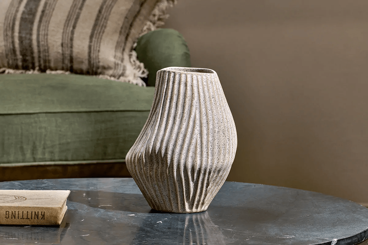 Nkuku - Kalai Ceramic Organic Shape Vase - Small