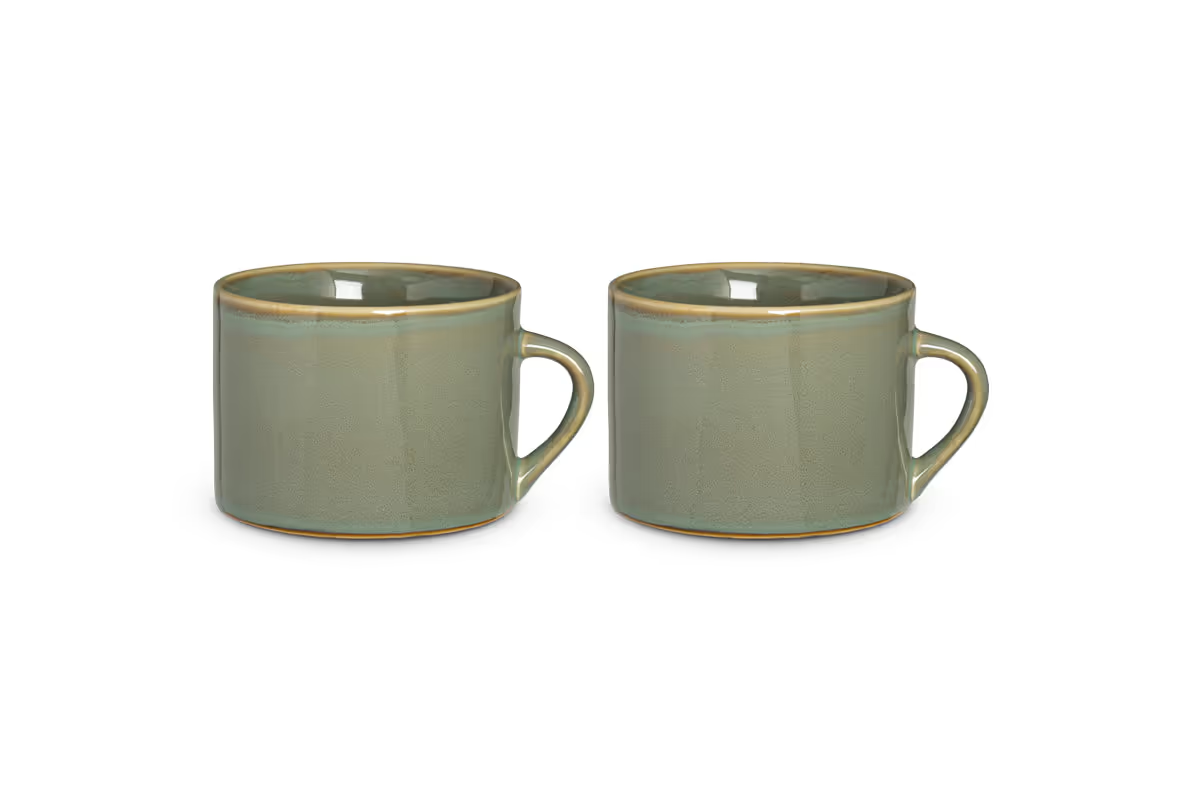 Nkuku - Kalini Mugs - Blue - Large (Set of 2)