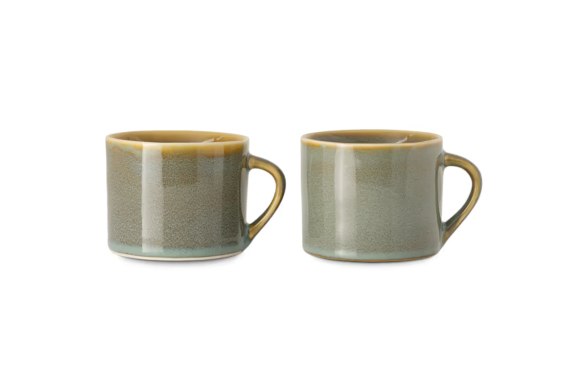 Nkuku - Kalini Mugs - Blue - Small (Set of 2)