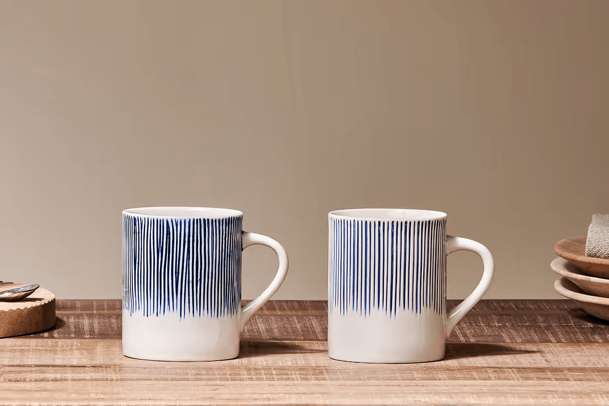 Nkuku - Karuma Ceramic Mug - Large (Set of 2)
