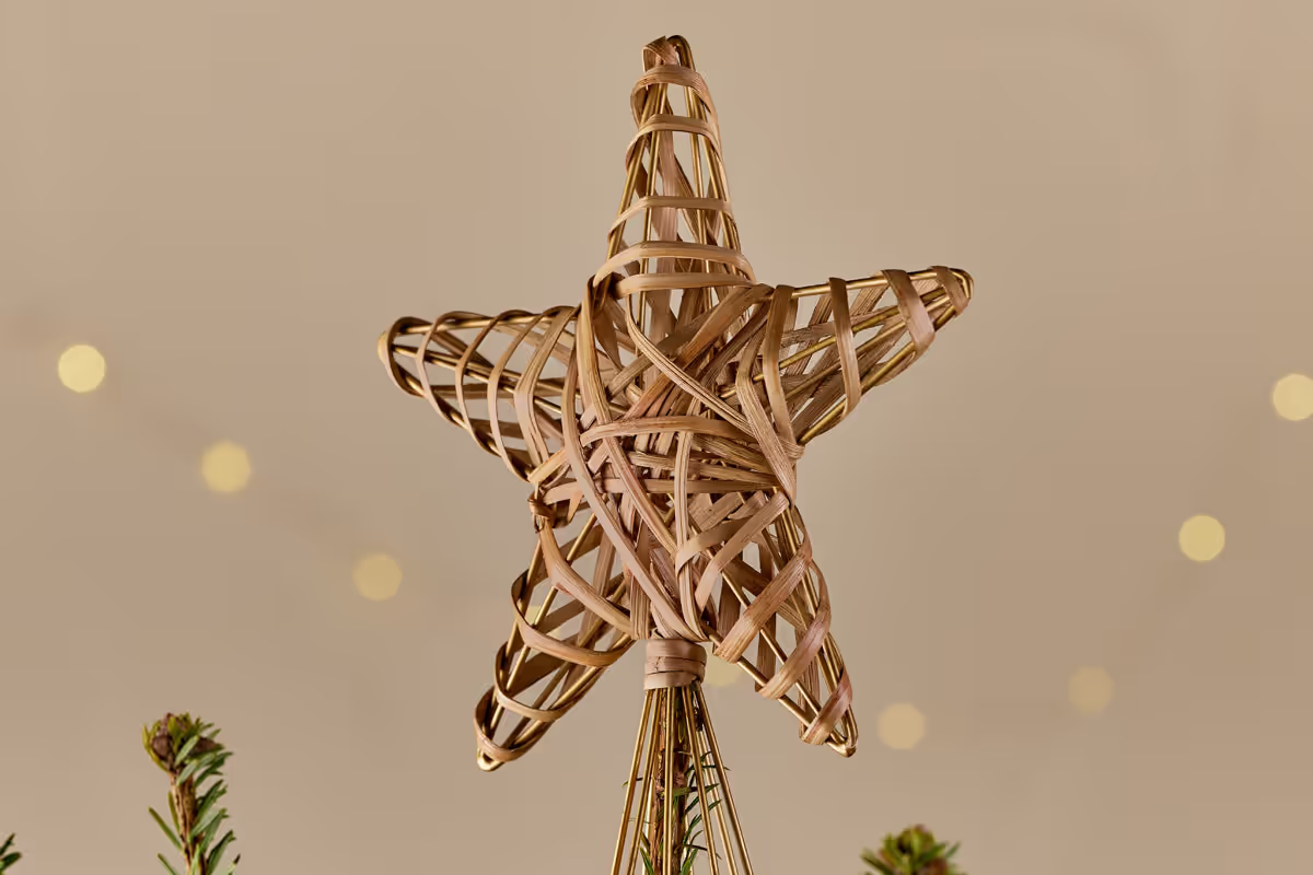 Nkuku - Katana Cane Tree Topper - Natural