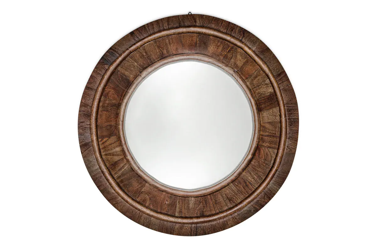 Nkuku - Kayia Acacia Wood Mirror - Walnut
