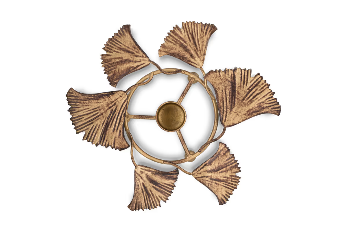 Nkuku - Khamilla Candle Holder - Gold