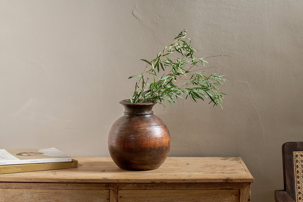 Nkuku - Kiaan Reclaimed Traditional Wide Pot