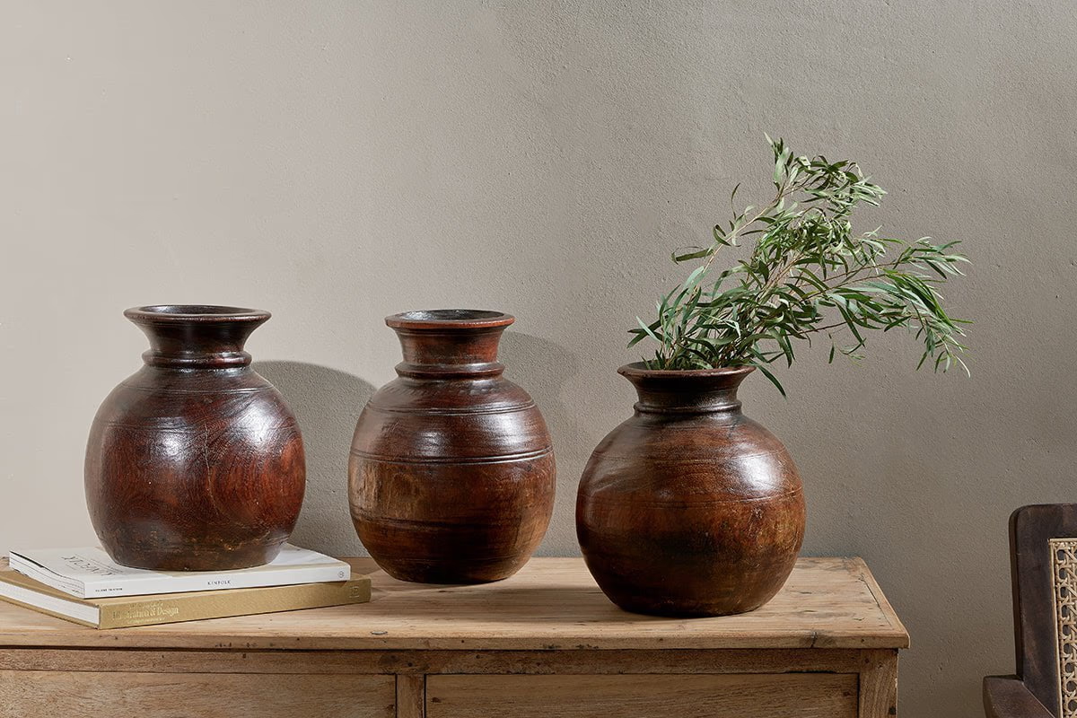 Nkuku - Kiaan Reclaimed Traditional Wide Pot