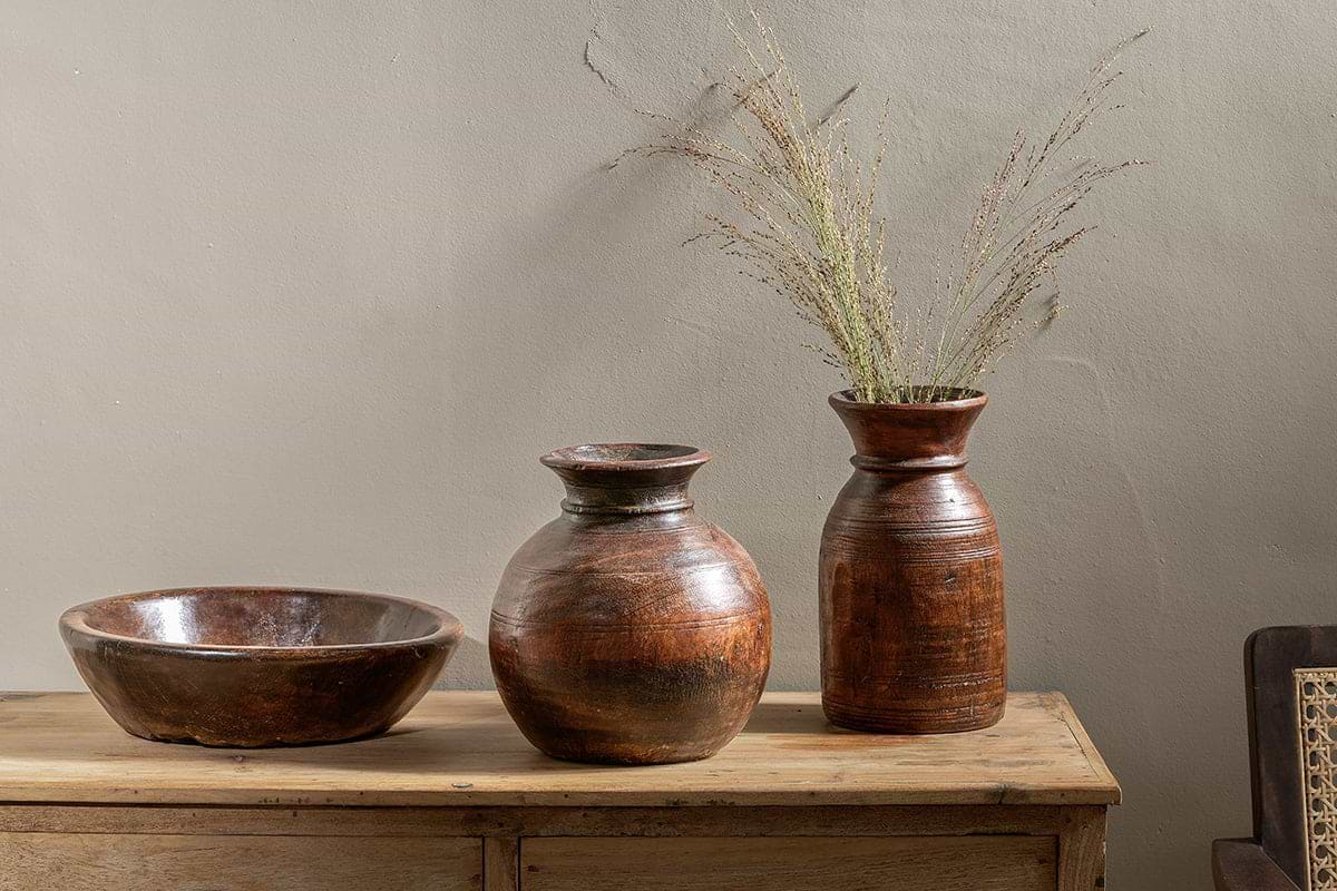 Nkuku - Kiaan Reclaimed Traditional Wide Pot