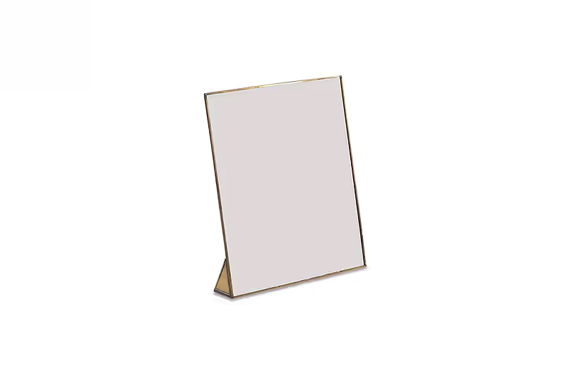 Nkuku - Kiko Standing Mirror - Antique Brass