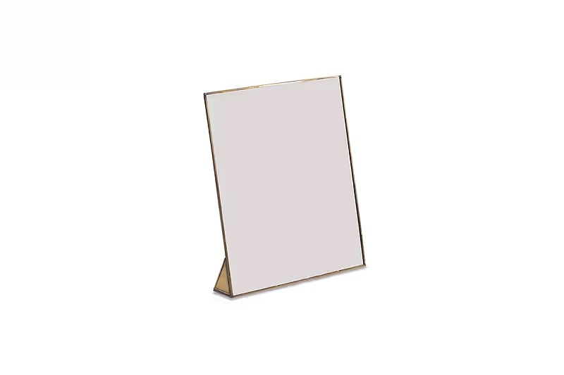 Nkuku - Kiko Standing Mirror - Antique Brass