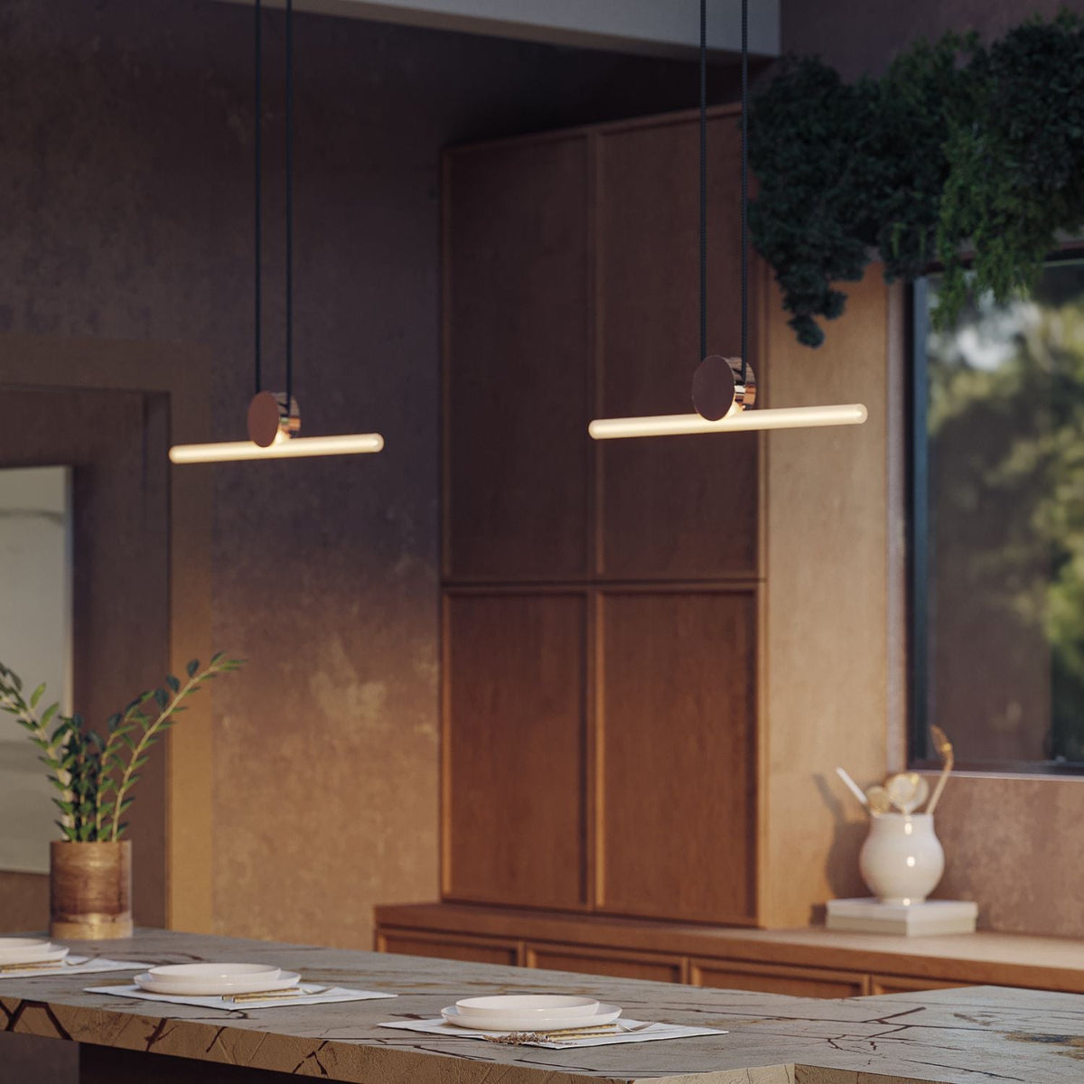 Tala Kilter Pendant Light - Set of 2