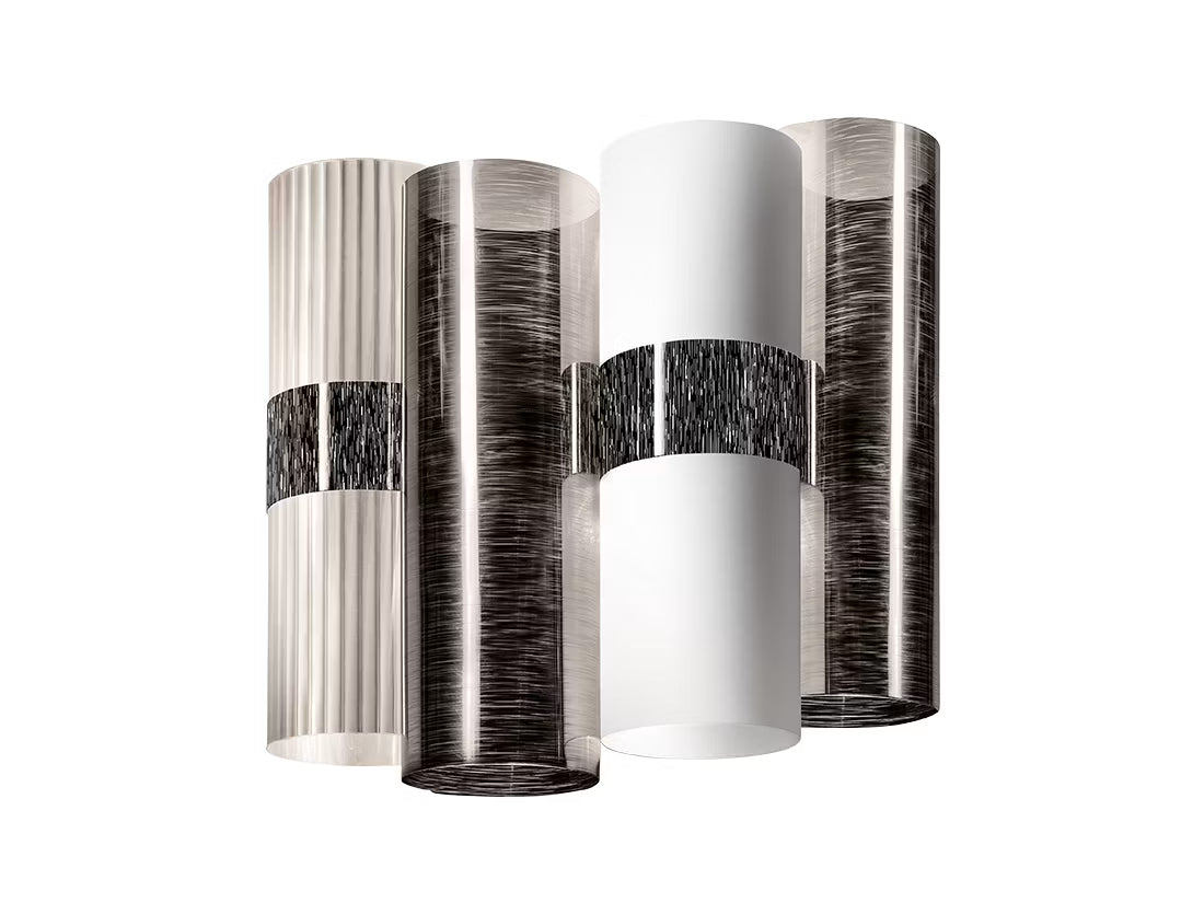 Slamp - La Lollo Applique Wall Lamp - Pewter