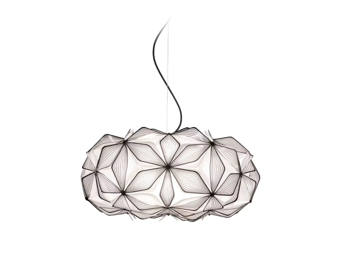Slamp - C'est La Vie Suspension Medium - Black - Transparent Wire