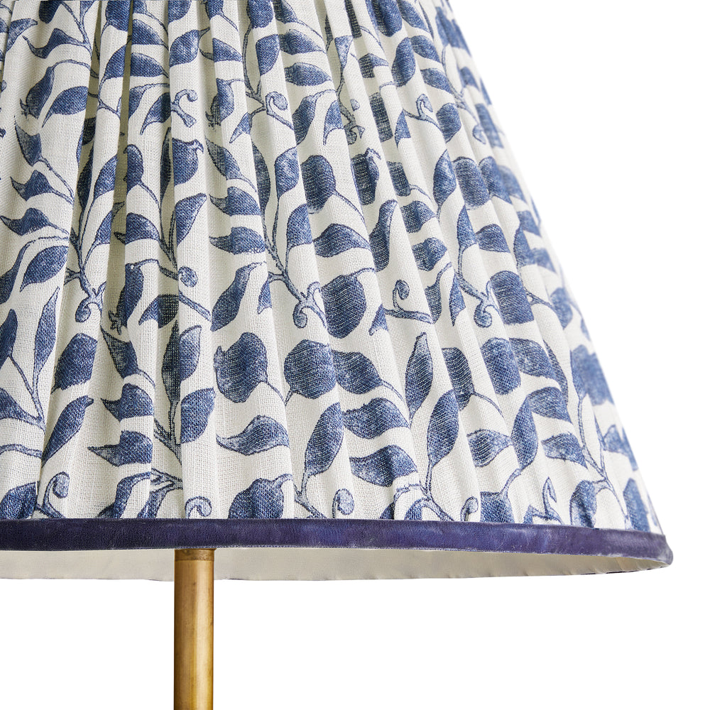 Pooky - 25cm Empire Shade - Indigo Rosehip Linen - Morris & Co