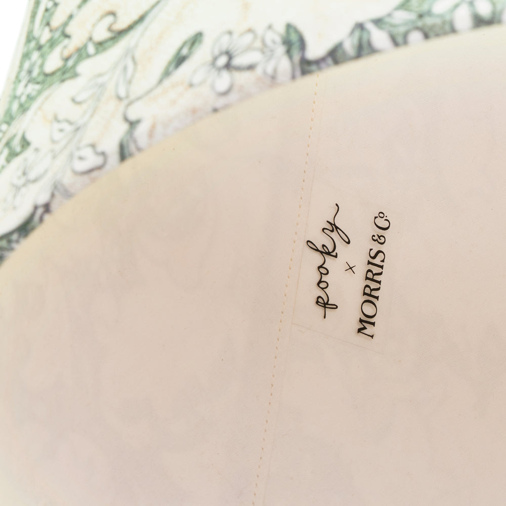 Pooky - 20cm Empire Shade - Thyme Wallflower Printed Cotton - Morris & Co