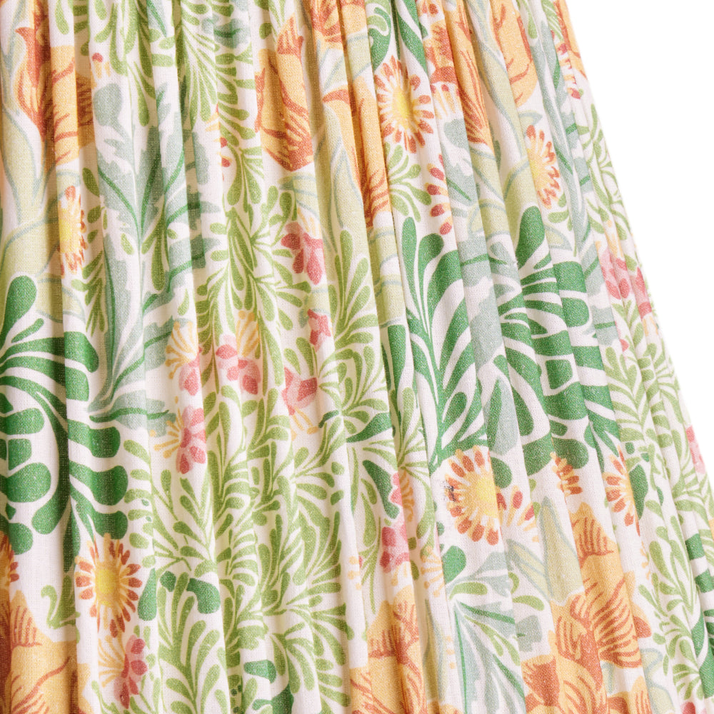 Pooky - 20cm Empire Shade - Herball and Weld Bower Printed Cotton - Morris & Co