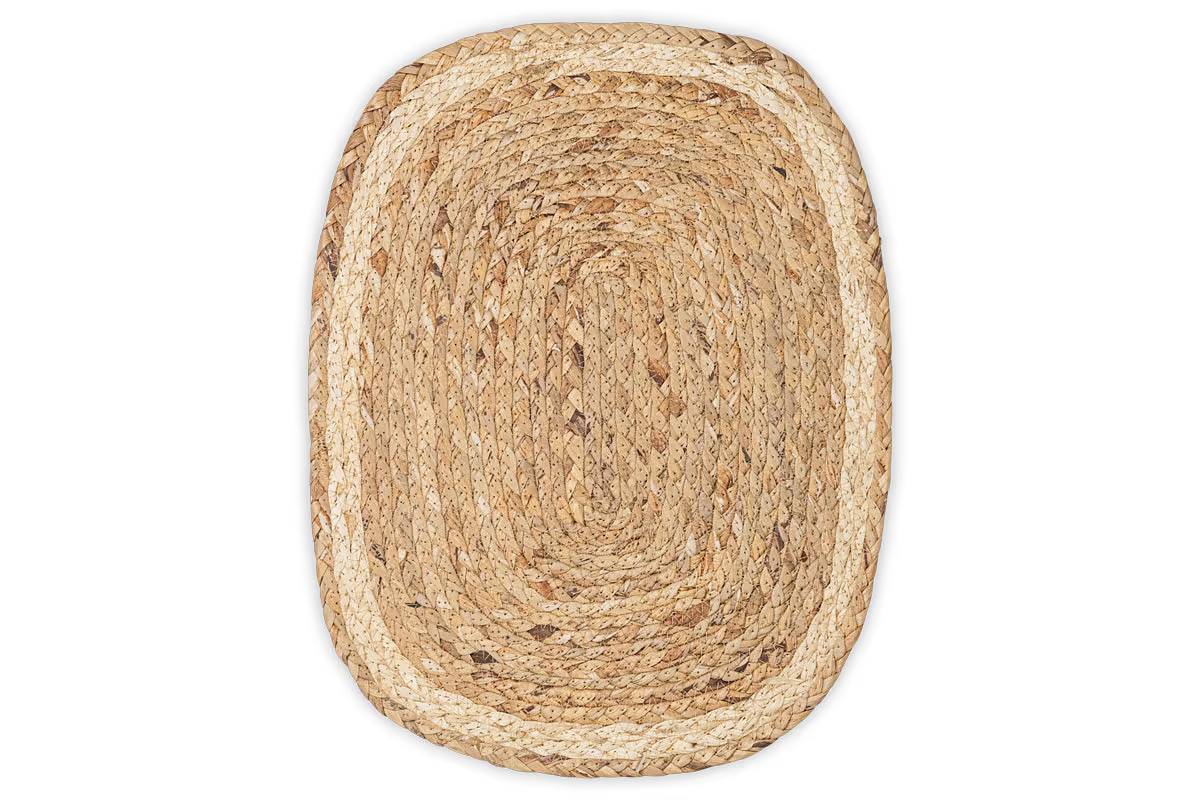Nkuku - Lam Rectangular Tablemats - Natural (Set of 4)